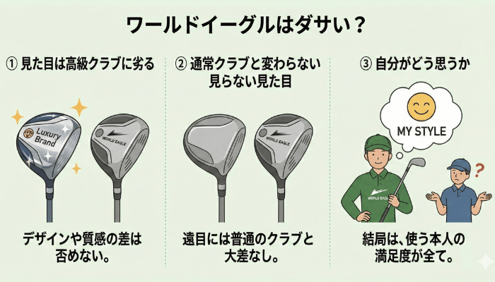 ワールドイーグルはダサい?